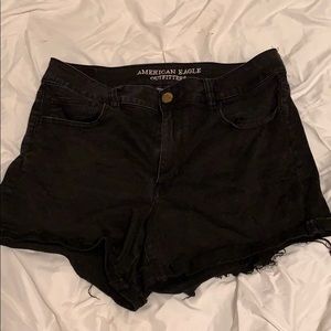 AE high rise shorty “super super stretch” size 14